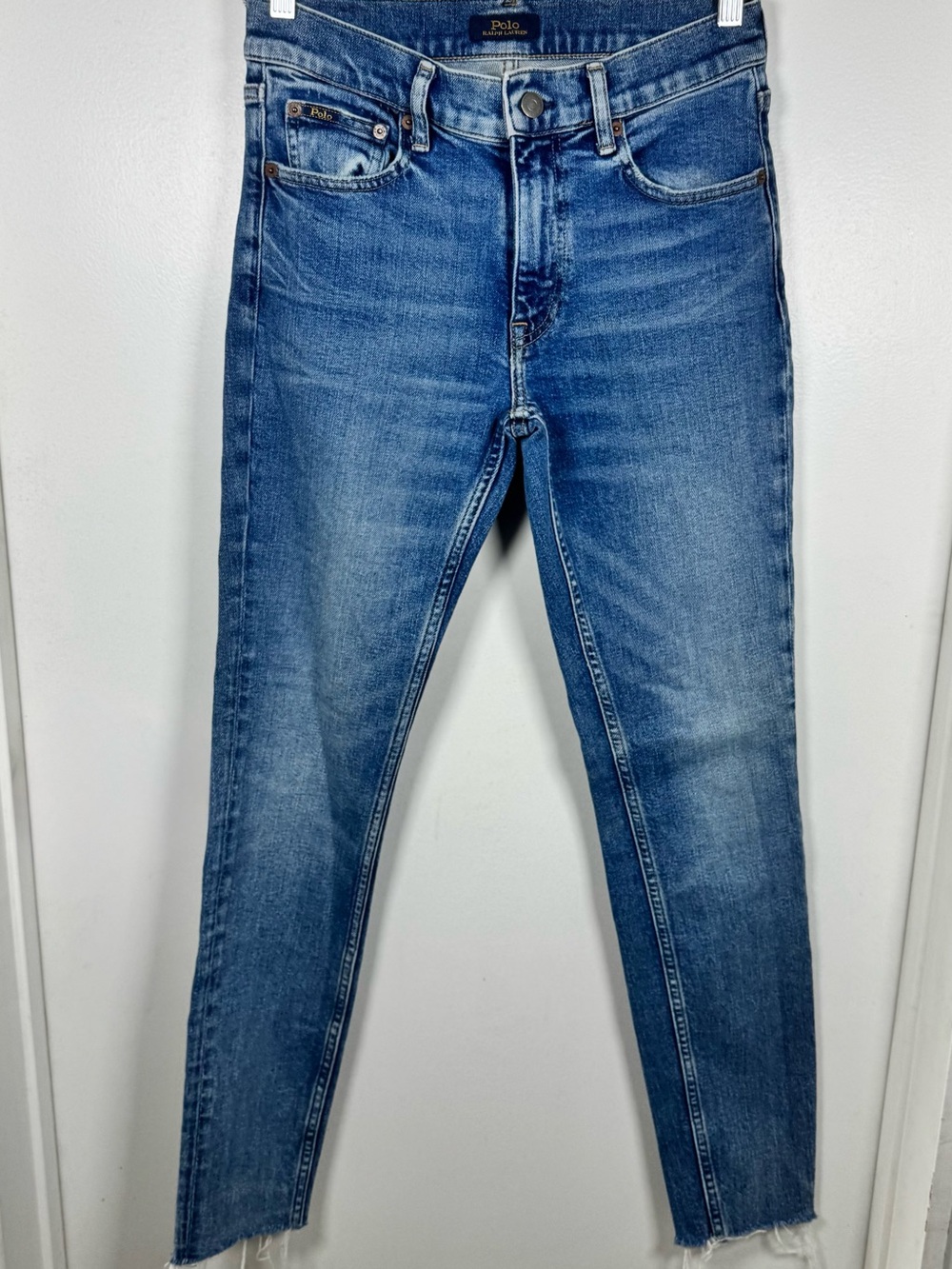 Polo Ralph Lauren The Tompkins Mid-Rise Skinny Jeans Women 27 Preppy Normcore
